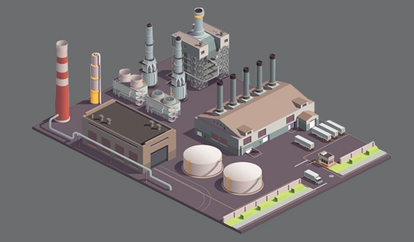 3D Industrial Landscape Modeling