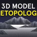 3D model Retopology