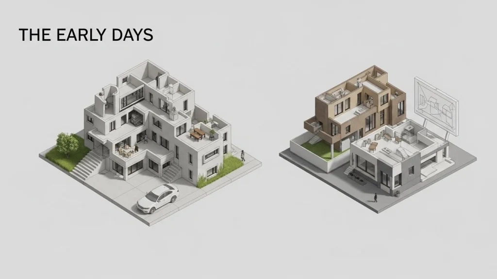 The Early Days of 3D Architecture Design