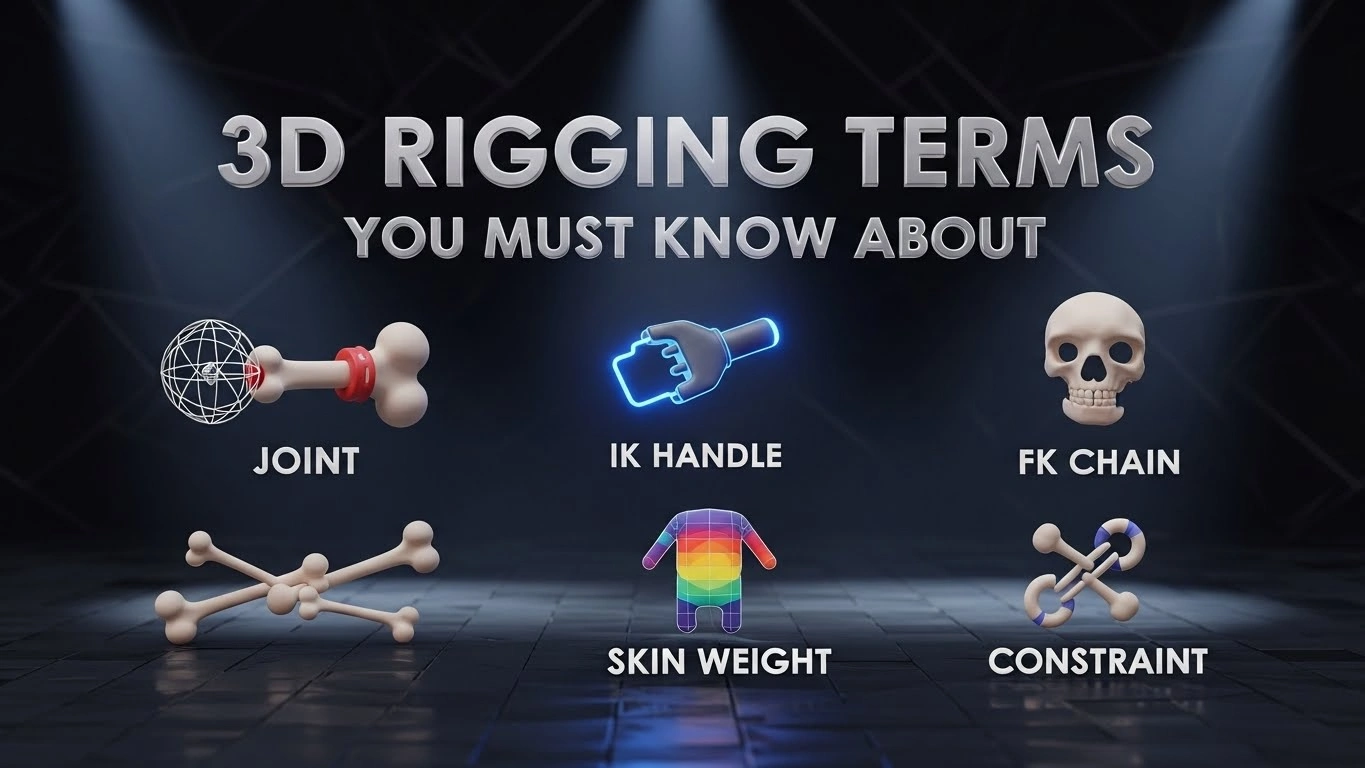 How To Rig a 3D Model 2 3D Rigging Terms You Must Know About