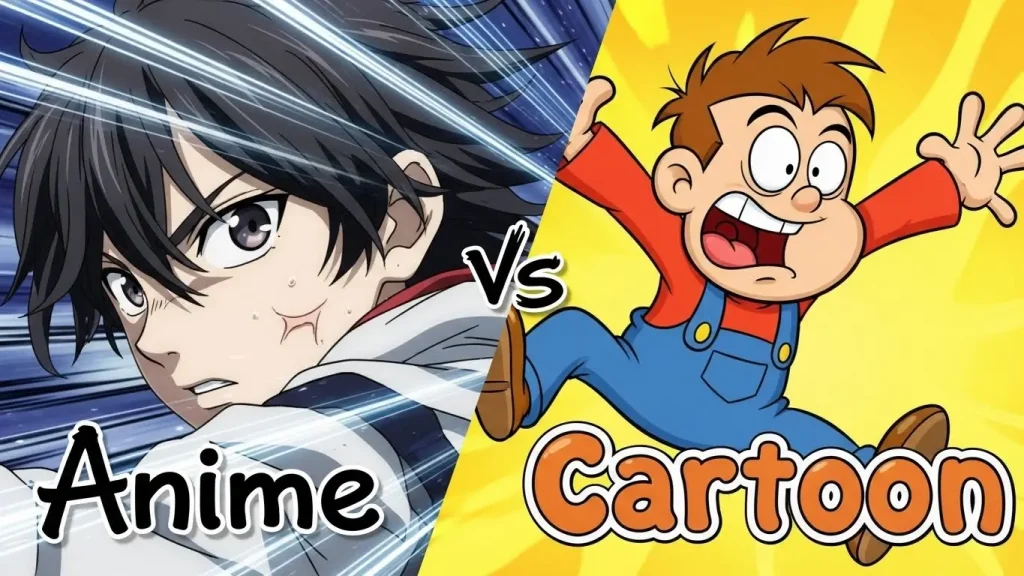 Anime vs Cartoon Animation Techniques