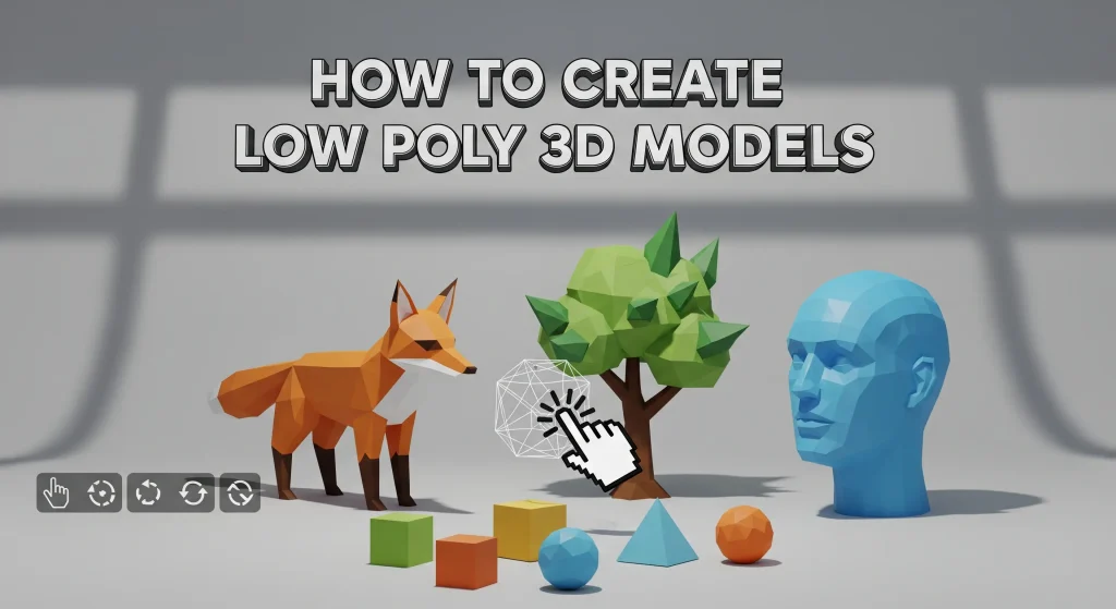 How to Create Low Poly 3D Models