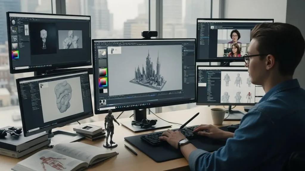 Staying Updated and Continuous Learning for 3D Modelers