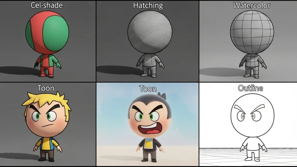 non-photorealistic rendering