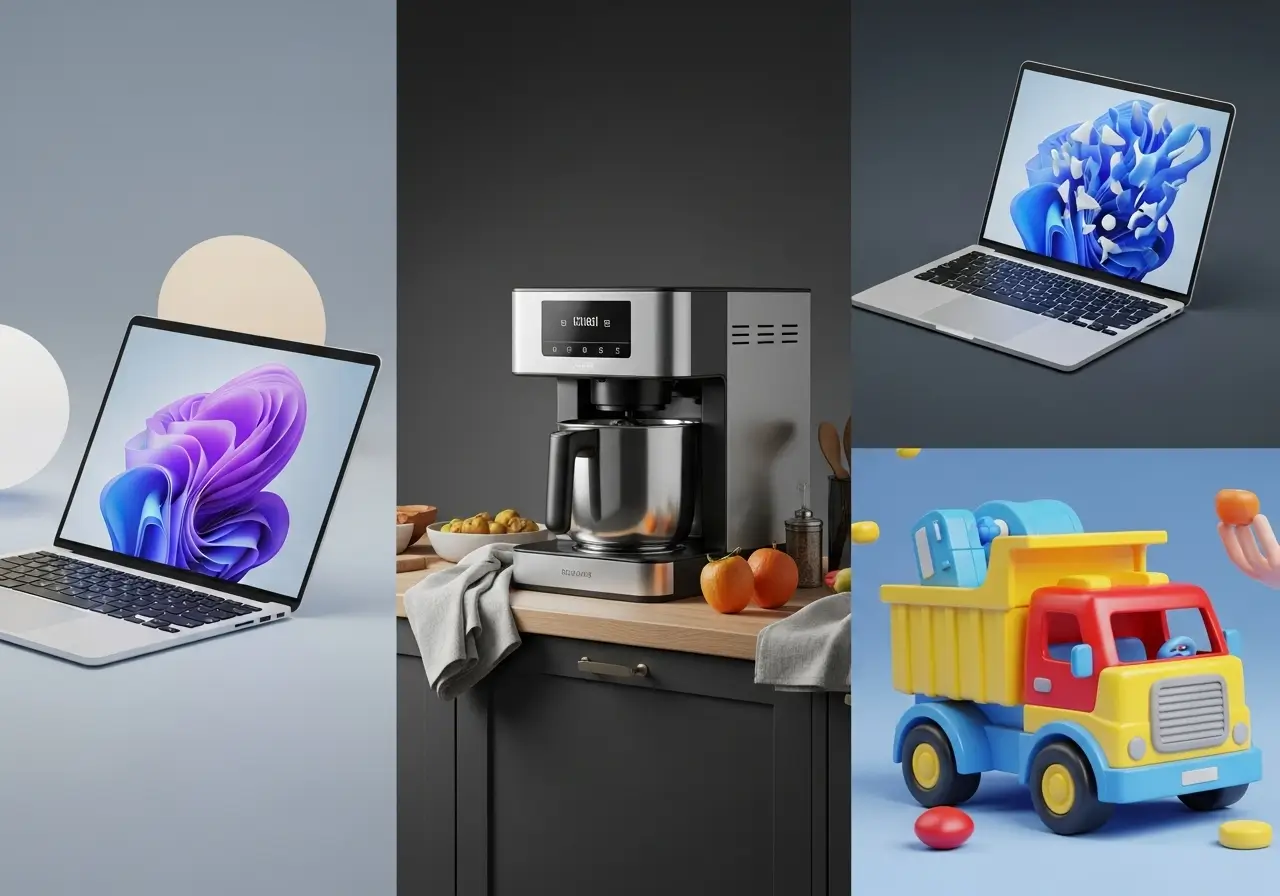 Types of 3D product visualization