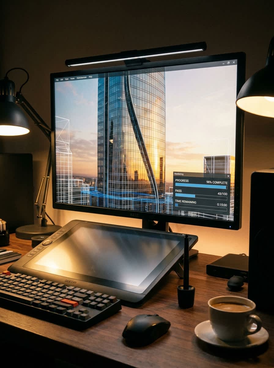 CGI architectural exterior visual