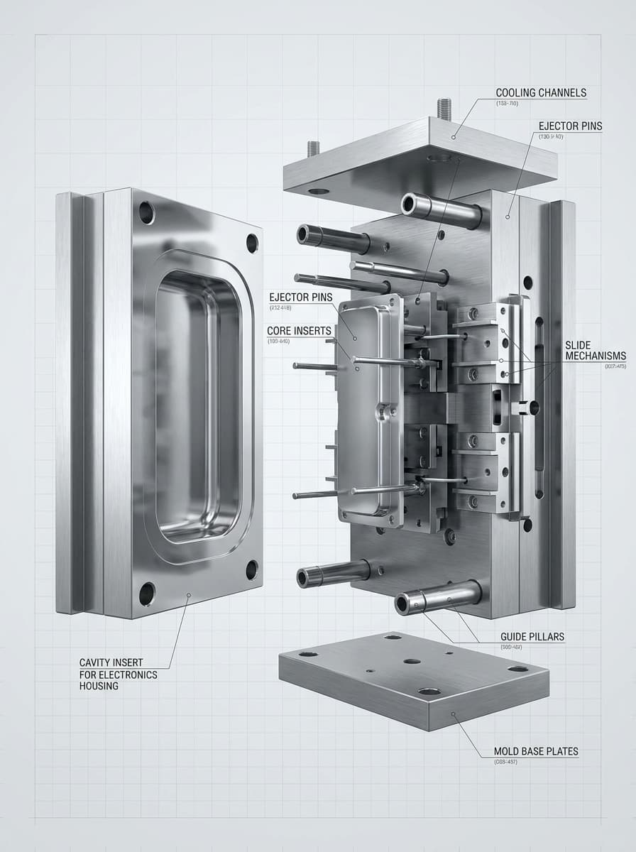 Injection Mold Core and Cavity